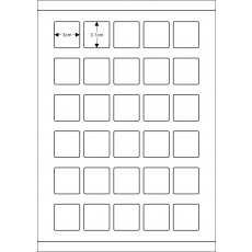 청구기호 라벨용지P-30칸 L100001