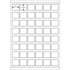 특수사이즈 청구기호 라벨용지-48칸 L500001